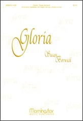 Gloria SATB choral sheet music cover